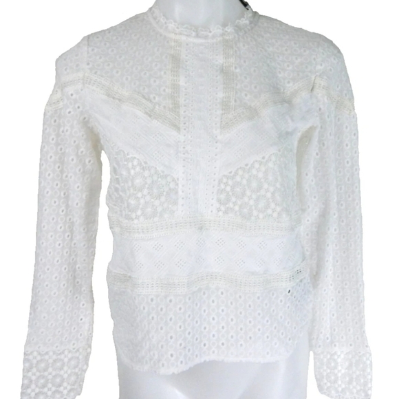 James Coviello Burnham Lace Top - Picture 2 of 4